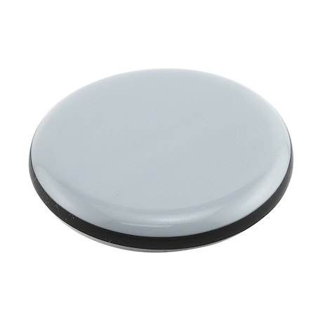 Prime-Line 2-3/8 in. Round Magic Sliders, Gray Plastic 4 Pack MP75243